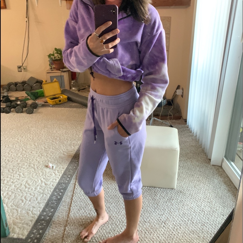 💜Under Armor 3/4 sweats 💜